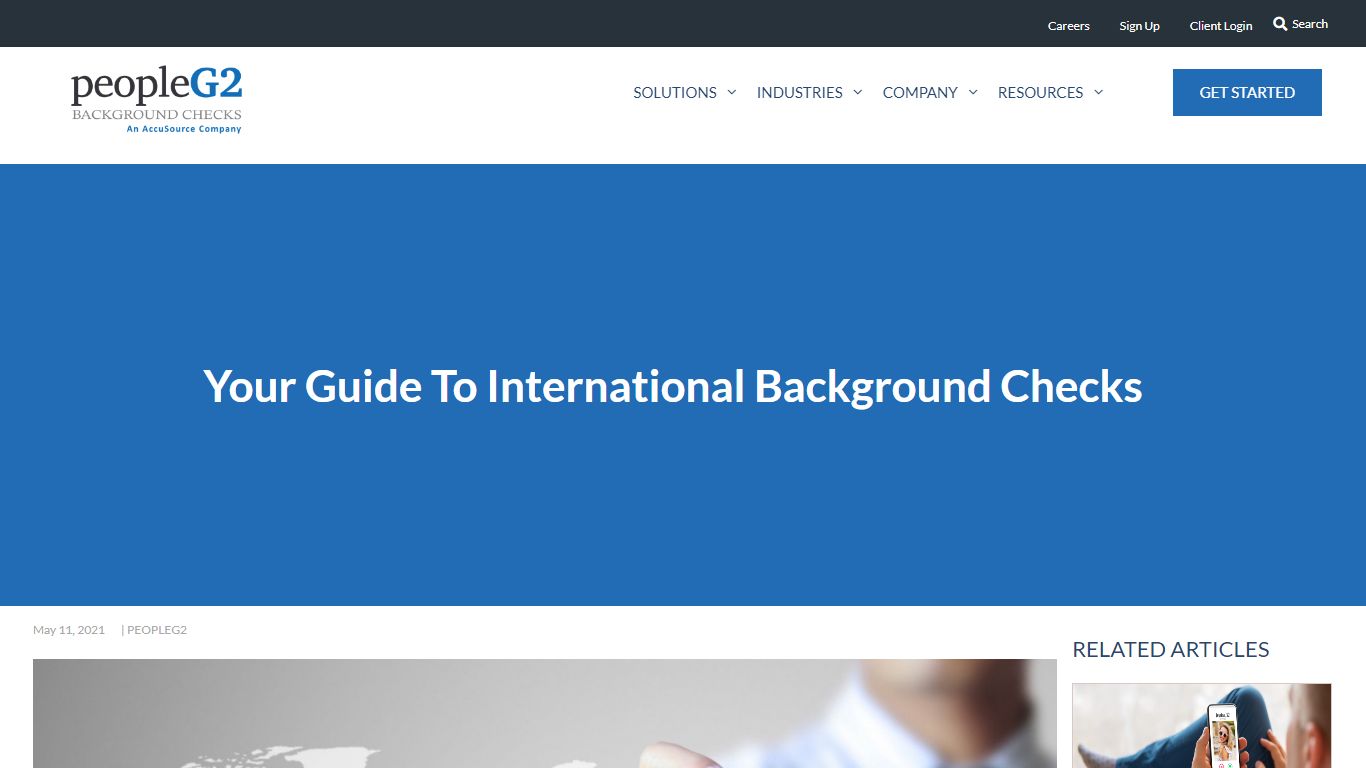 International Background Checks - A Complete Guide - PeopleG2